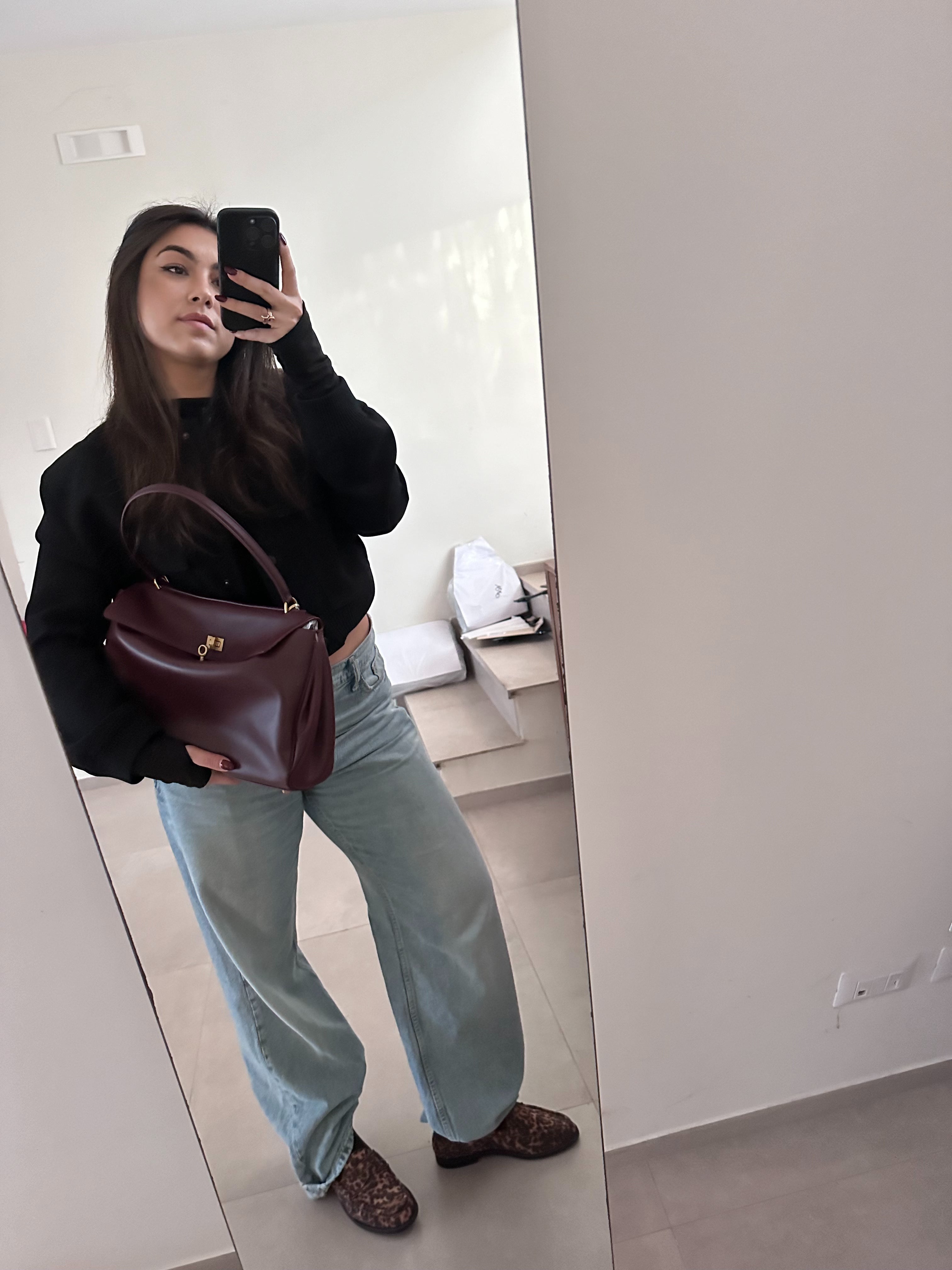 Borsa Aurora bordeaux