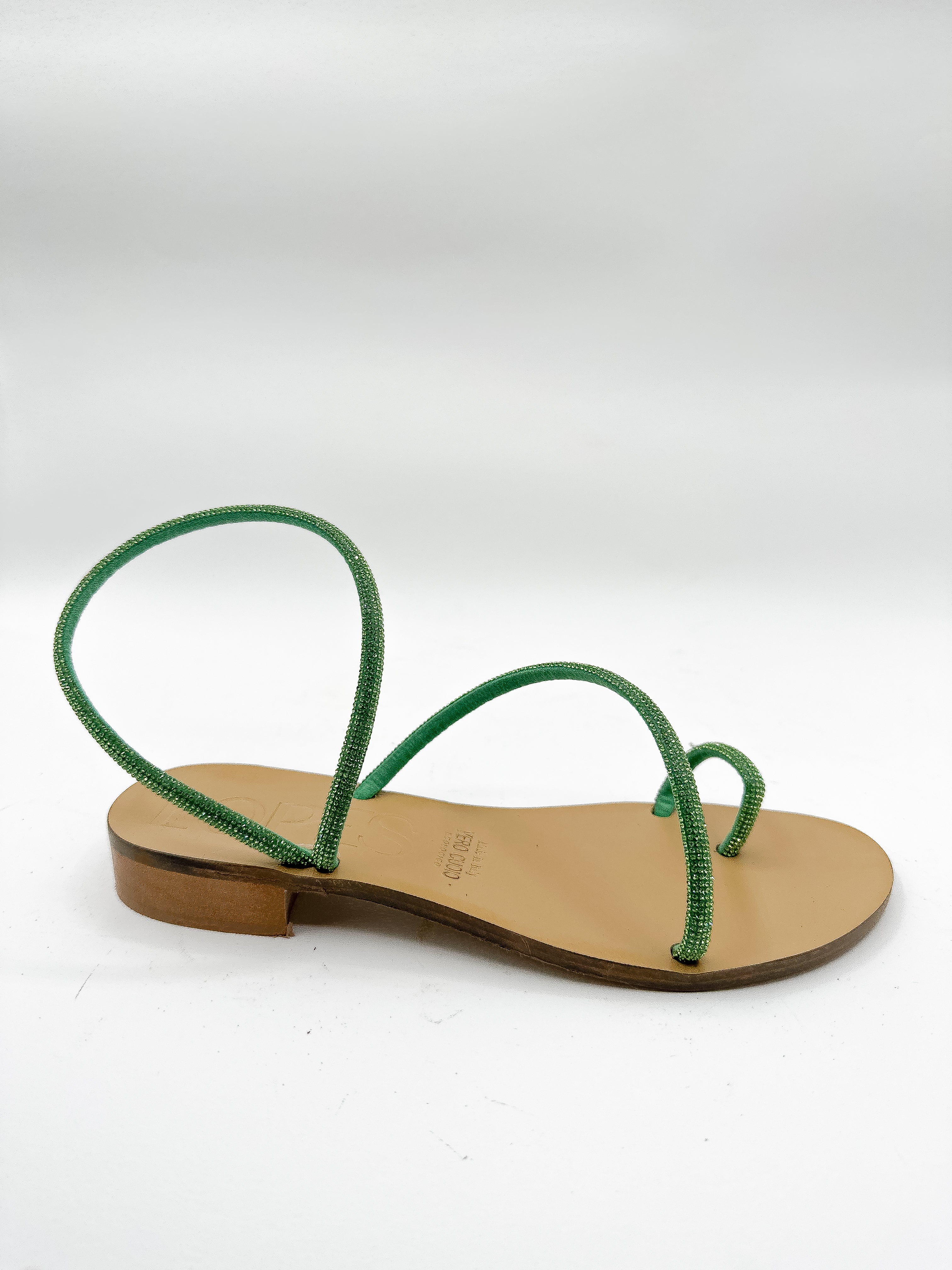 Sandalo gioiello Naomi Verde 01